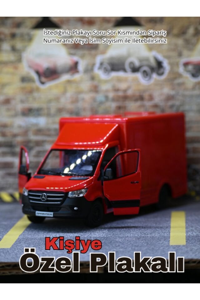 Mercedes Sprinter Kargo Metal Araba KIRMIZI