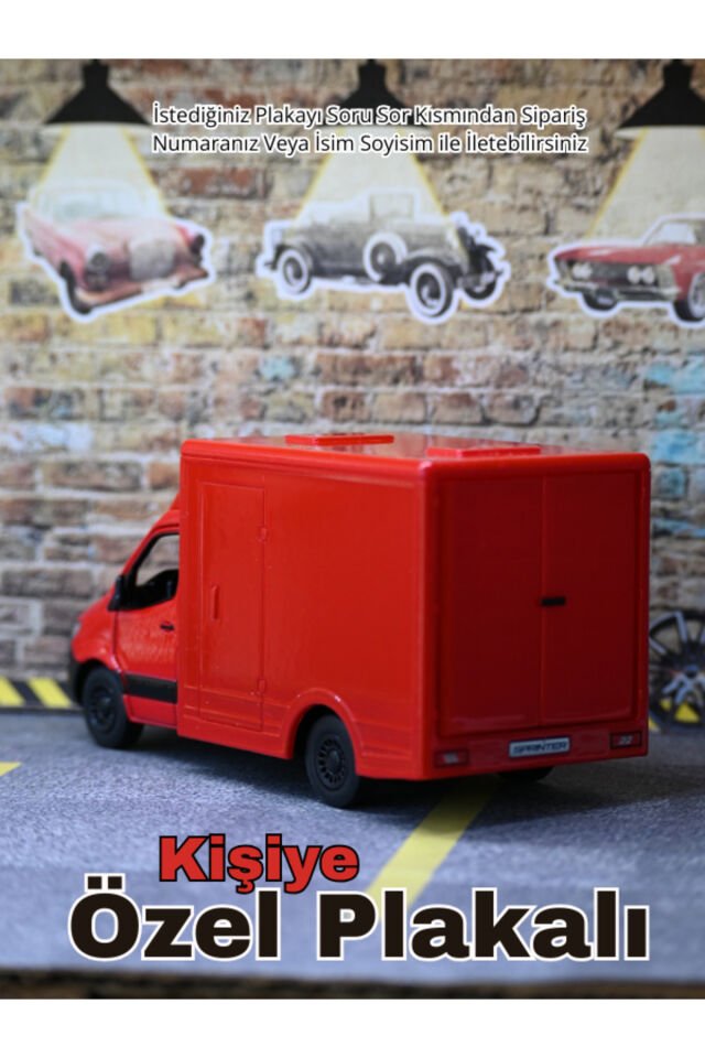 Mercedes Sprinter Kargo Metal Araba KIRMIZI