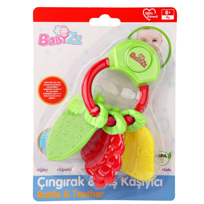 Babyzz Renkli Müzikli Meyve Dişlik Enf Knz 30200