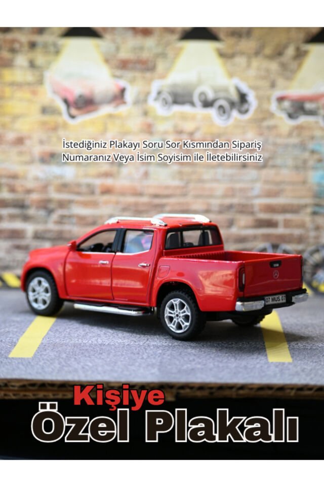 Mercedes X-Class Metal Araba KIRMIZI