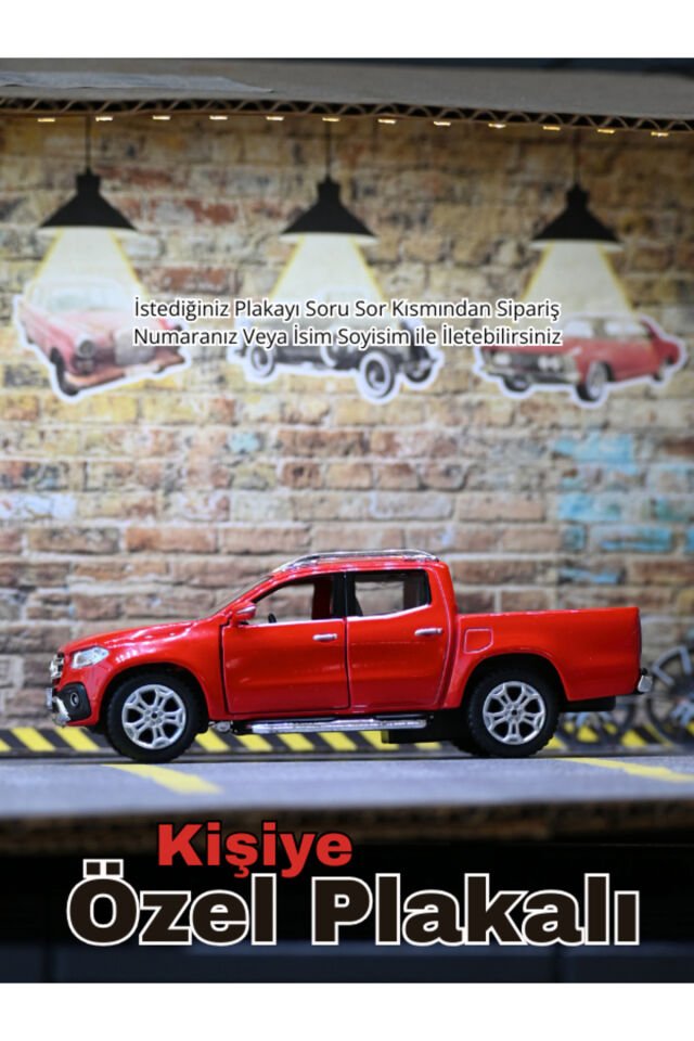 Mercedes X-Class Metal Araba KIRMIZI