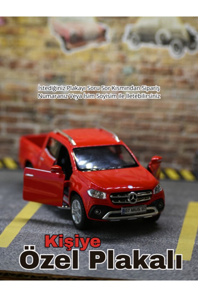 Mercedes X-Class Metal Araba KIRMIZI