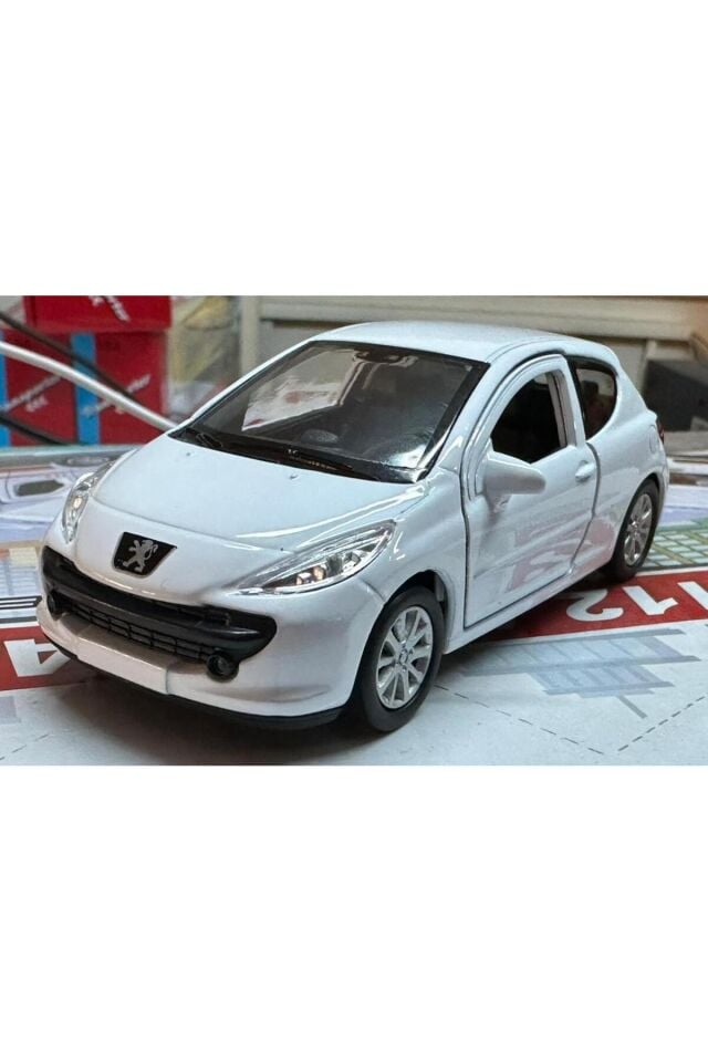 Oyuncak Metal Model Araba 1/36  Peugeot 207