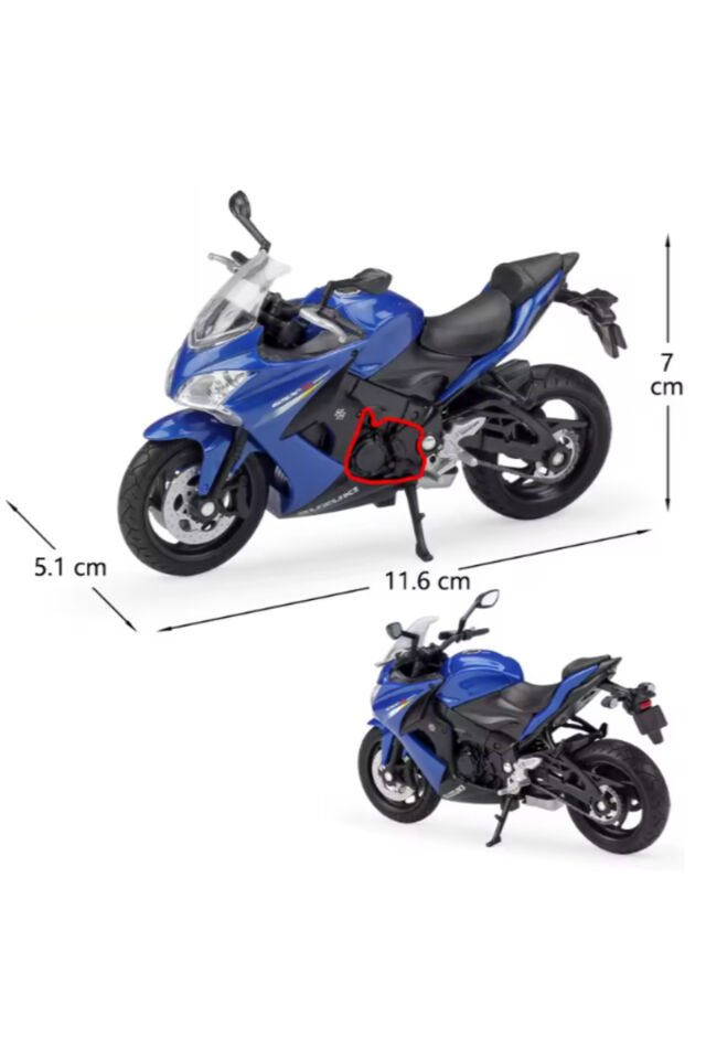 Welly 2017 Suzuki GSX-S1000F 1:18 Diecast