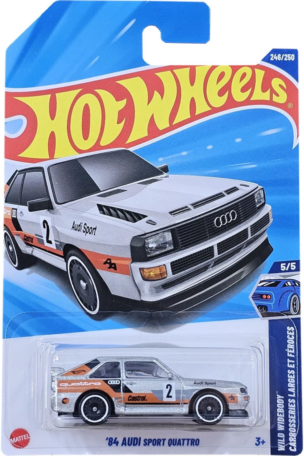 Tekli Arabalar 84 Audi Sport Quattro JBC33 Kısa Ka