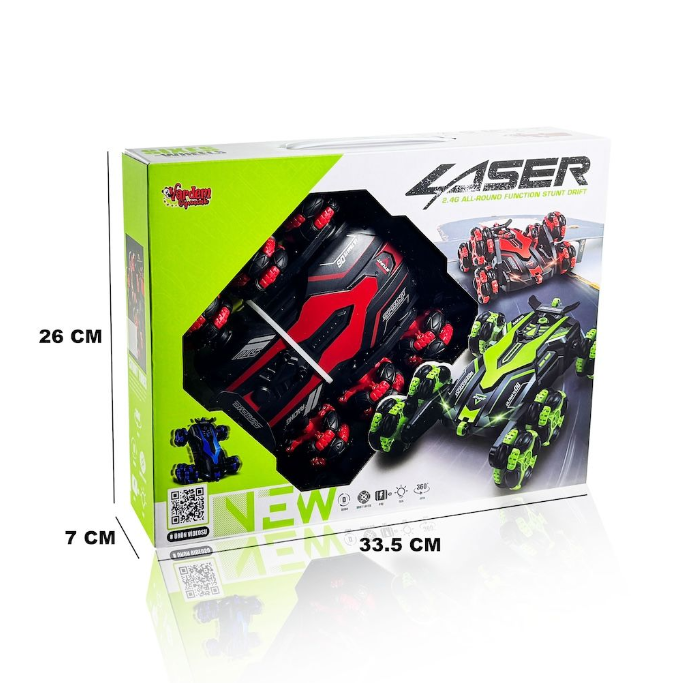 6 TEKER BUHARLI AKROBAT UZAKTAN KUMANDALI ARABA