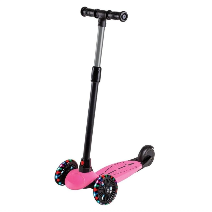 Dragon Isıklı Scooter Pembe