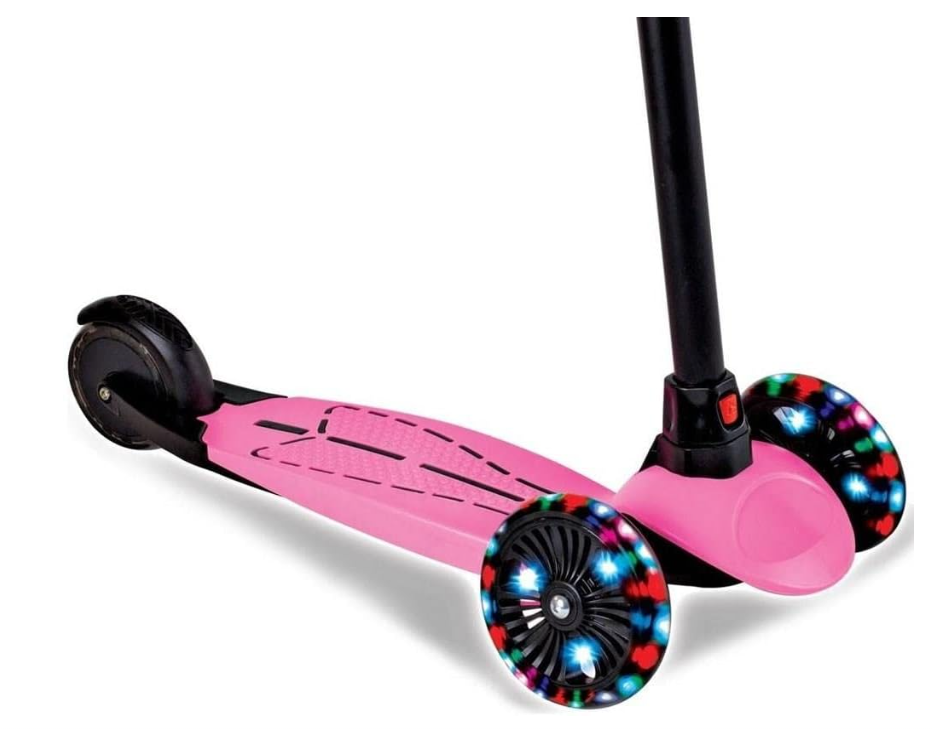 Dragon Isıklı Scooter Pembe