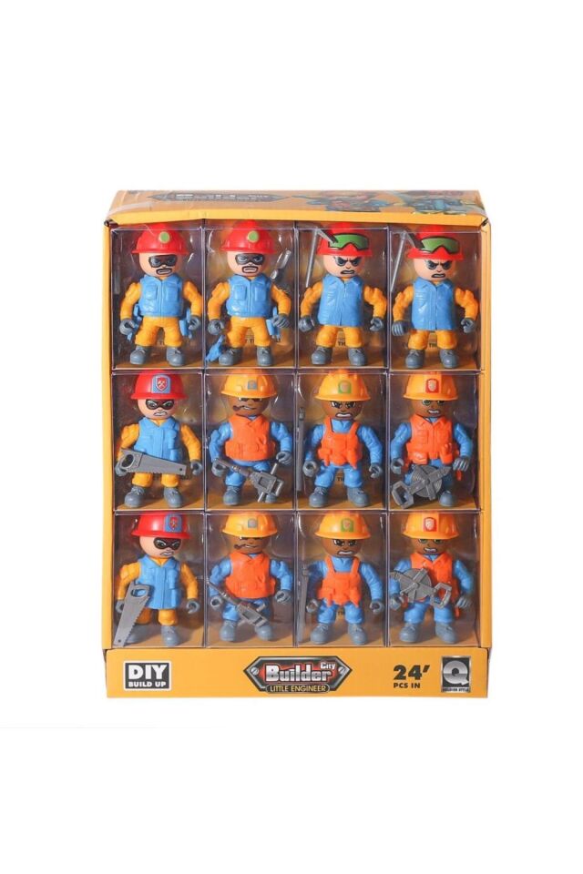 8910-d61 Şehrin Inşaat Gücü Adamlar -birliktoys 2