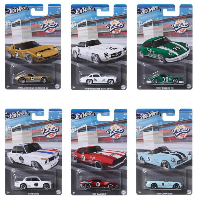 MATE-HRT81 Hotwheels VINTAGE TEMALI ARABALAR