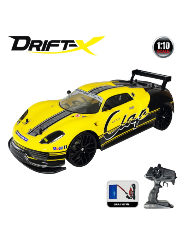 Vardem Uzaktan Kumandalı Full Fonksiyon 2.4G 1:10 Şarjlı High Speed Drift Araba