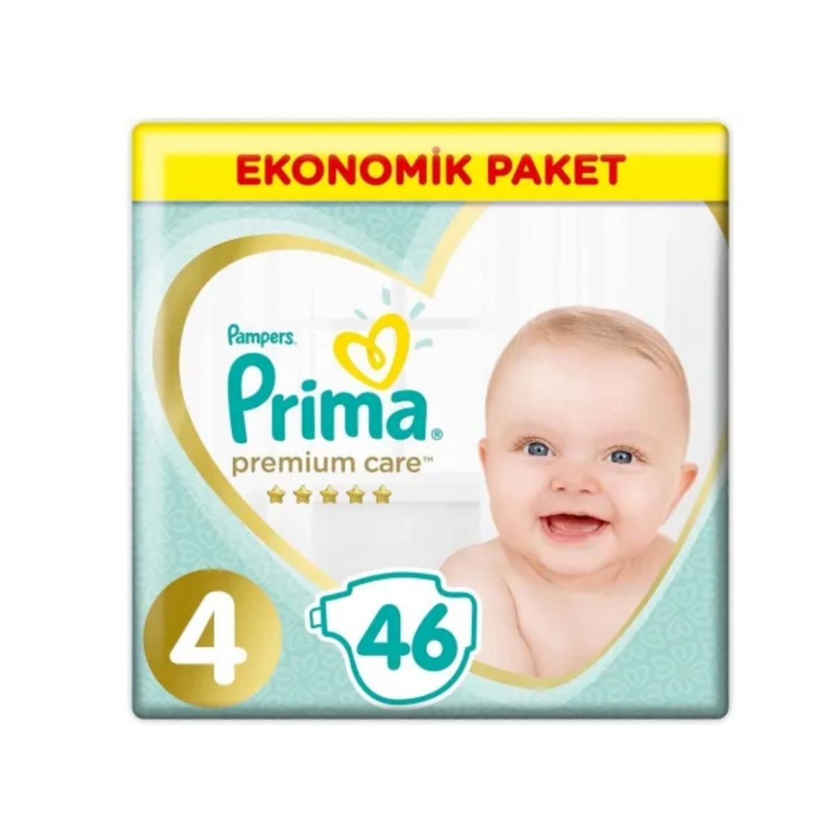 Prima Premium Care Cırtlı Bebek Bezi 4 (Maxi) Beden-46 Adet