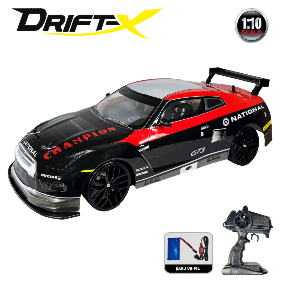 Vardem Uzaktan Kumandalı Full Fonksiyon 2.4G 1:10 Şarjlı High Speed Drift Araba