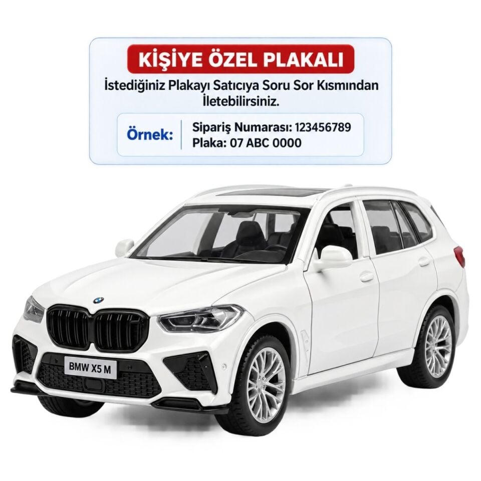 Bmw X5 M 1:43 Model Araba Beyaz