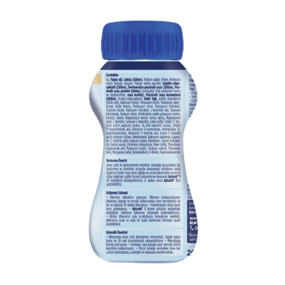 Aptamil Bebek Sütü İçime Hazır 200ml 0-6 Ay