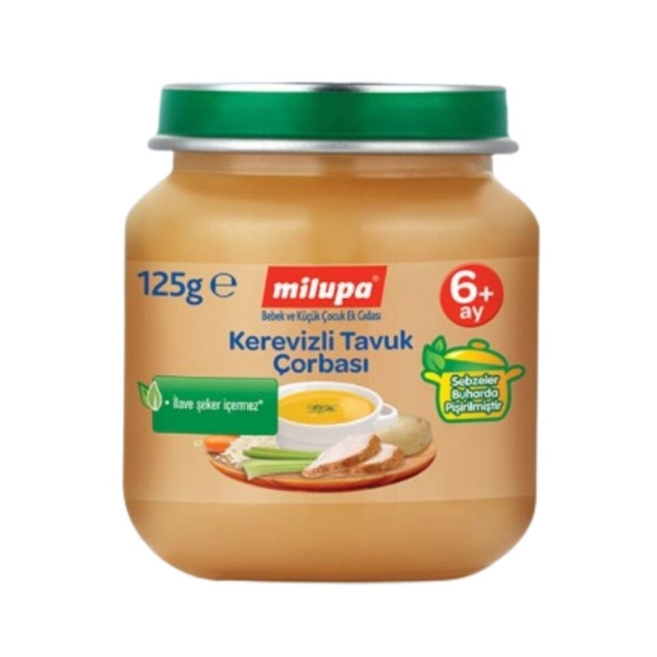 Milupa Organik Krevizli Tavuk Çorbası  6+ Ay 125 gr