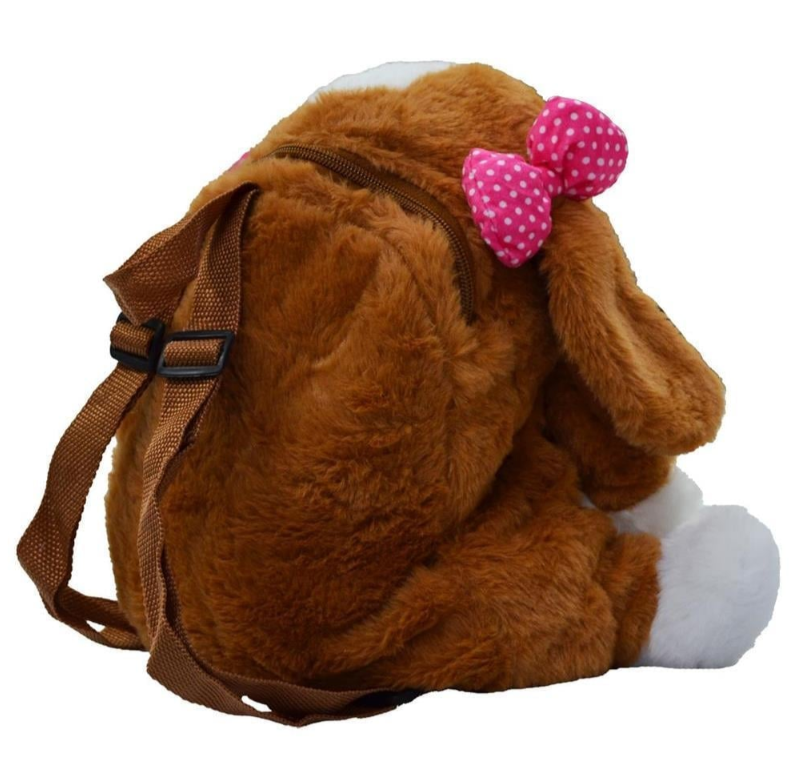 Üzgün Köpek Peluş Sırt Çantası 35 Cm