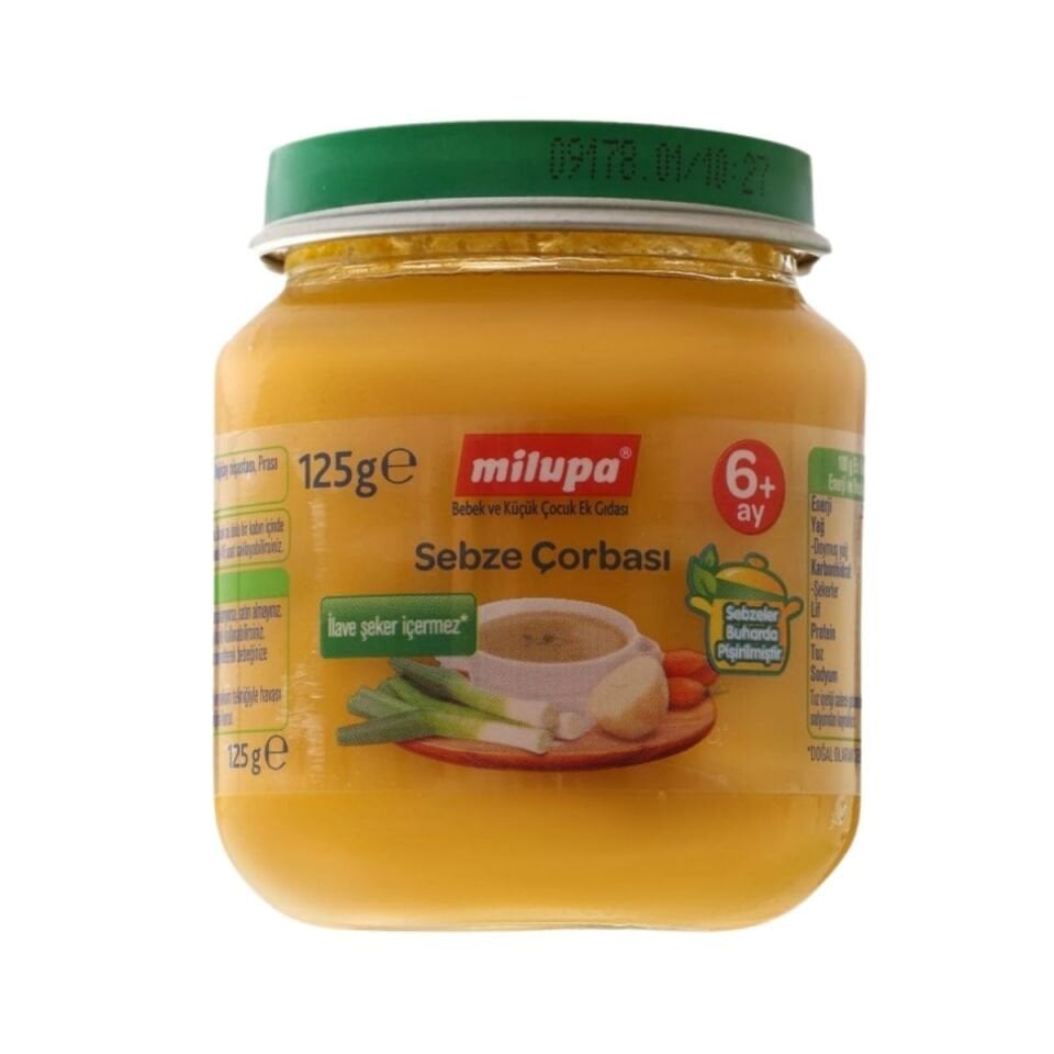 Milupa Organik Sebze Çorbası  6+ Ay 125 gr