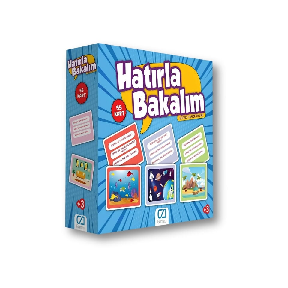 Hatırla Bakalım Kart Oyunu (hadi hatırla)