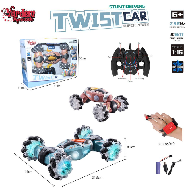 VARDEM IŞIKLI BİLEKLİKLİ ARABA