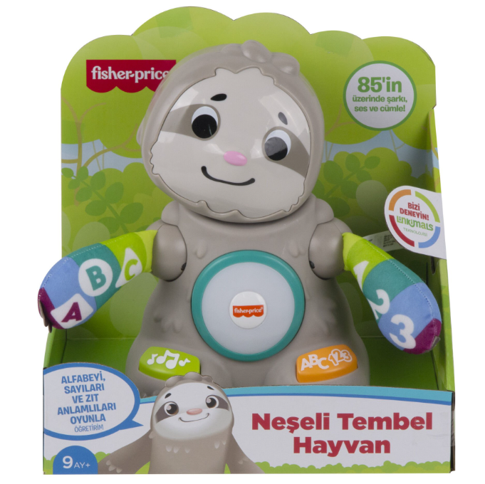 Fisher Price Neşeli Tembel Hayvan Türkçe Dil