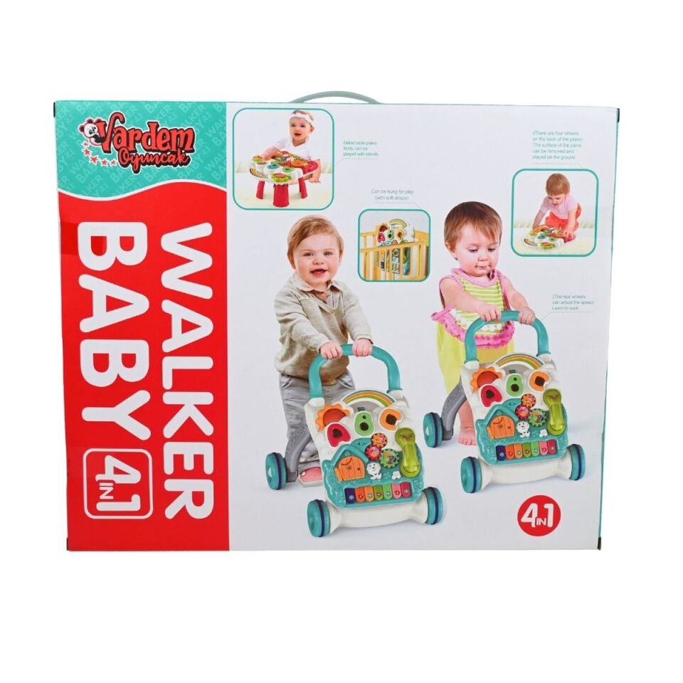 Vardem Piyanolu 4 in 1 Bebek Yürüteci