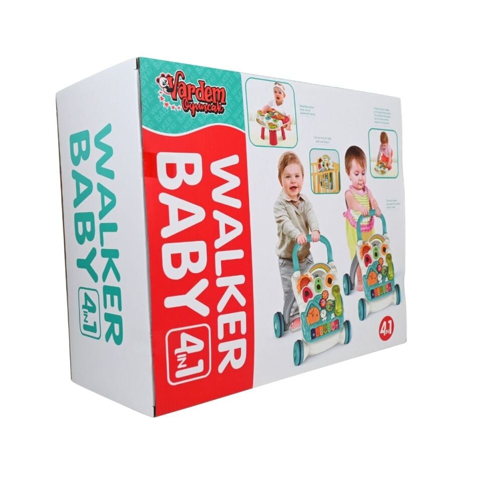 Vardem Piyanolu 4 in 1 Bebek Yürüteci
