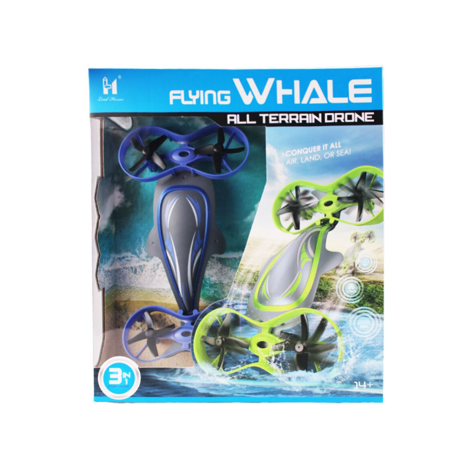 FLYING WHALE SUDA GİDEN DRONE