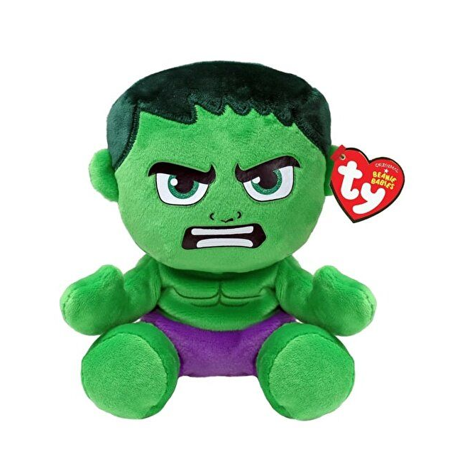TY Beanie Babies Marvel Hulk Peluş 20 cm.