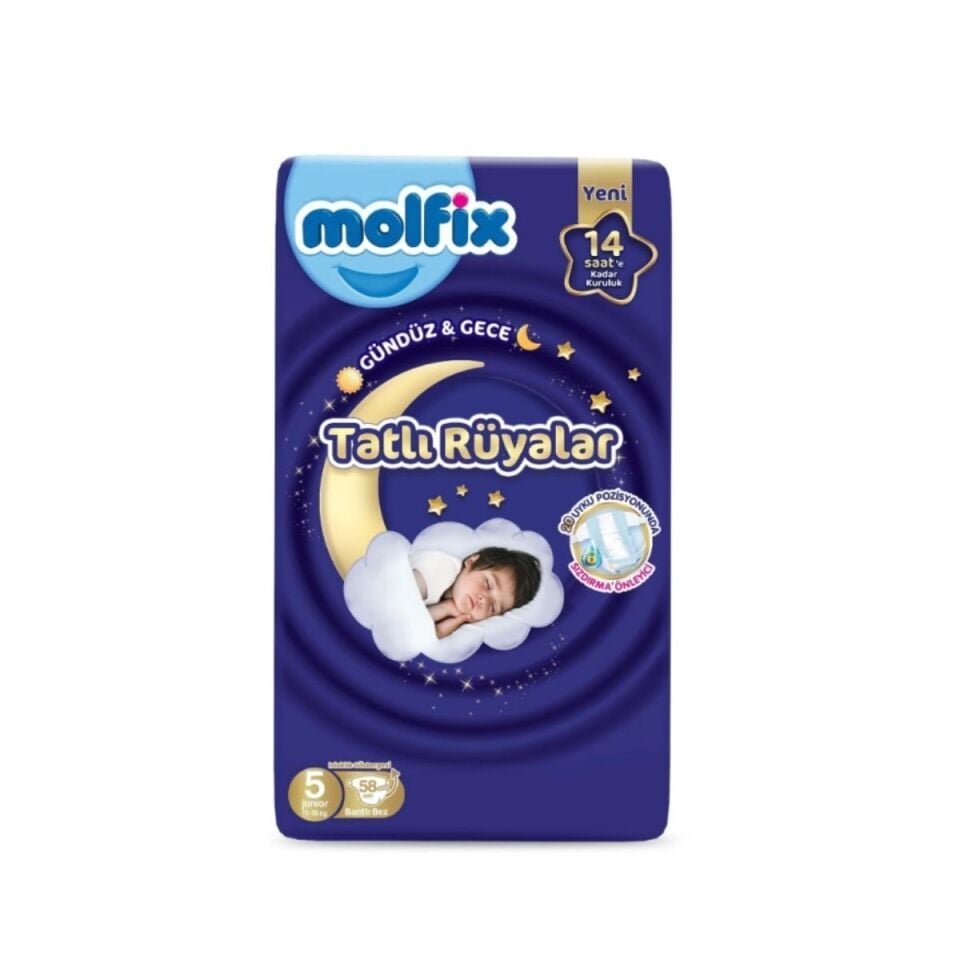 Molfix Sweet Dreams Cırtlı Bebek Bezi 5/58