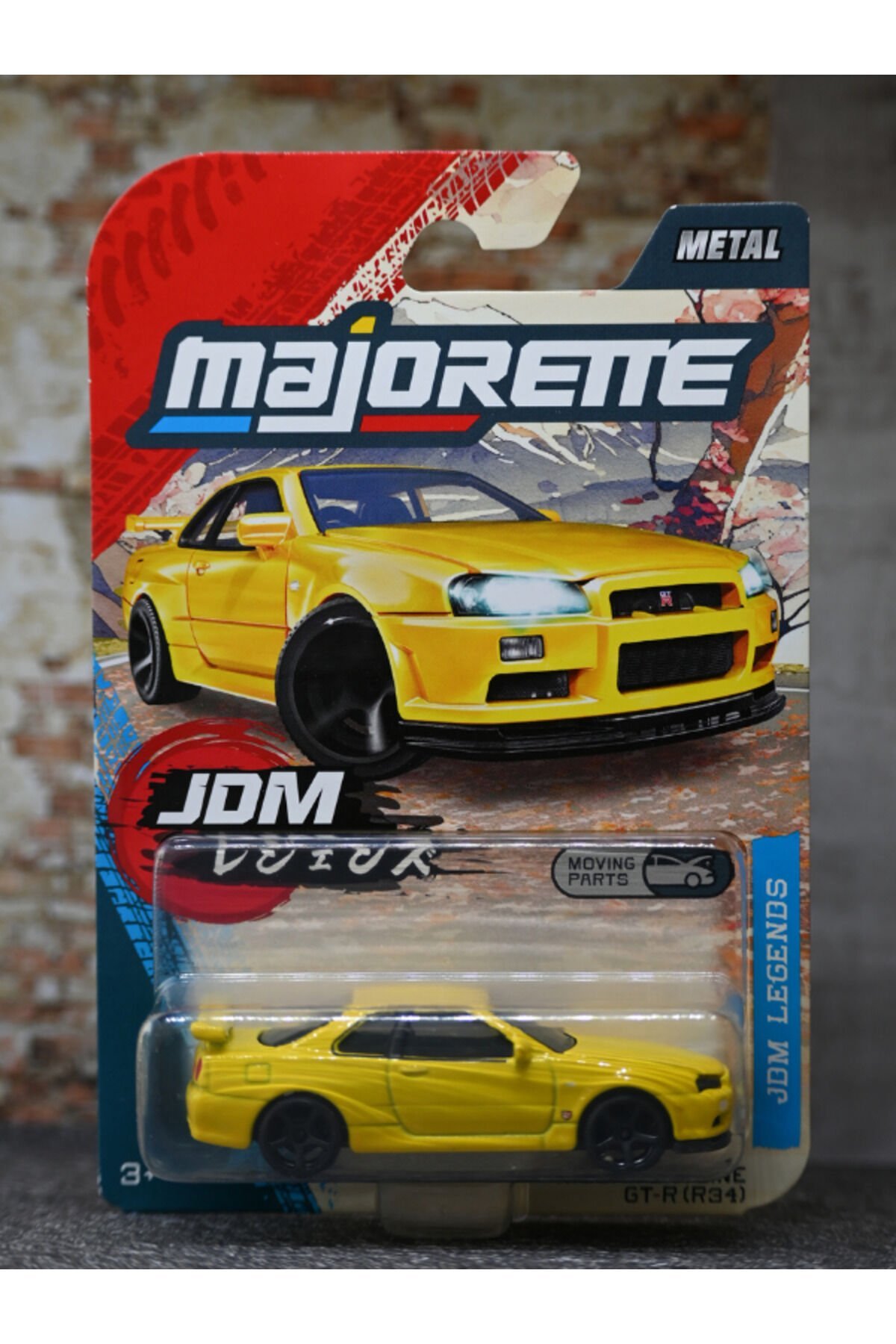Majorette Nissan Skyline GT-R (R34) Metal Araba