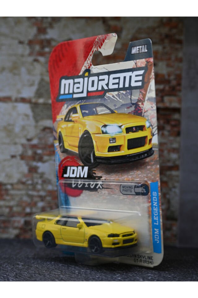 Majorette Nissan Skyline GT-R (R34) Metal Araba