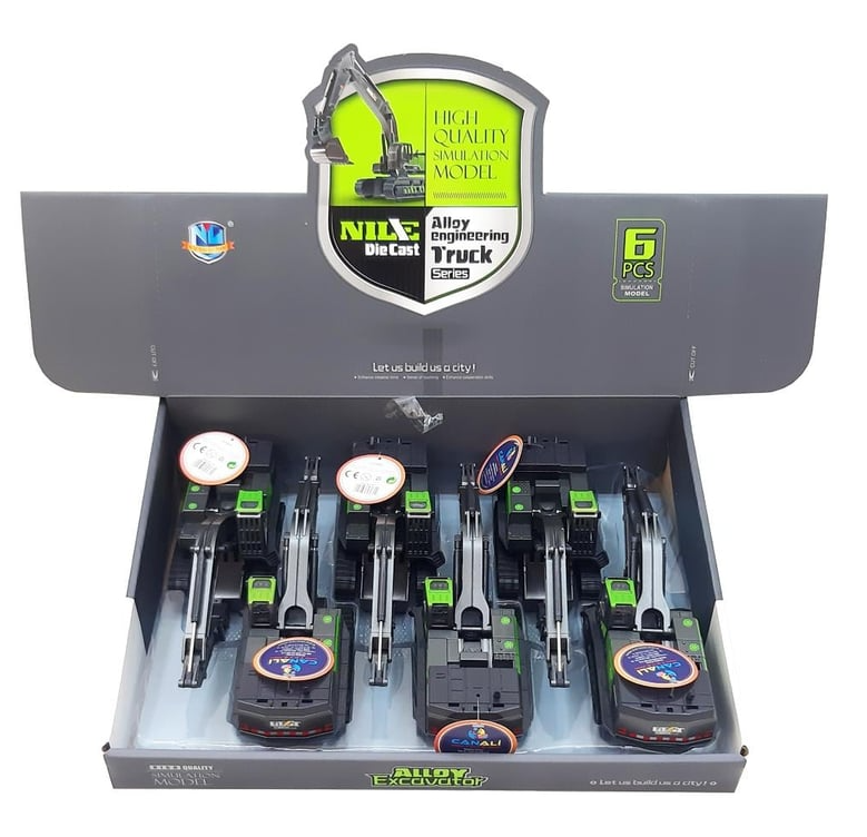 YEŞİL İŞ MAKINASI METAL BAŞLIKLI