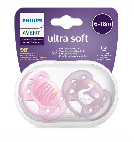 Avent Ultra Soft Kız M Emzik 6-18 Ay