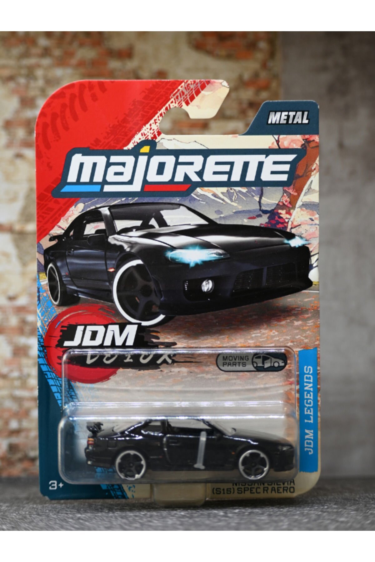 Majorette Nissan Silva S15 Spec Aero Metal Araba