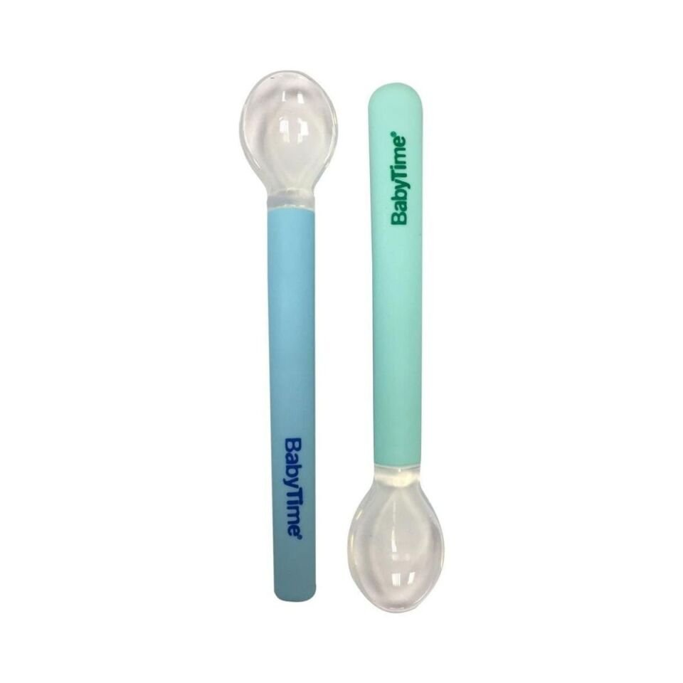 Babytime 2'li Silikon Kaşık BT113