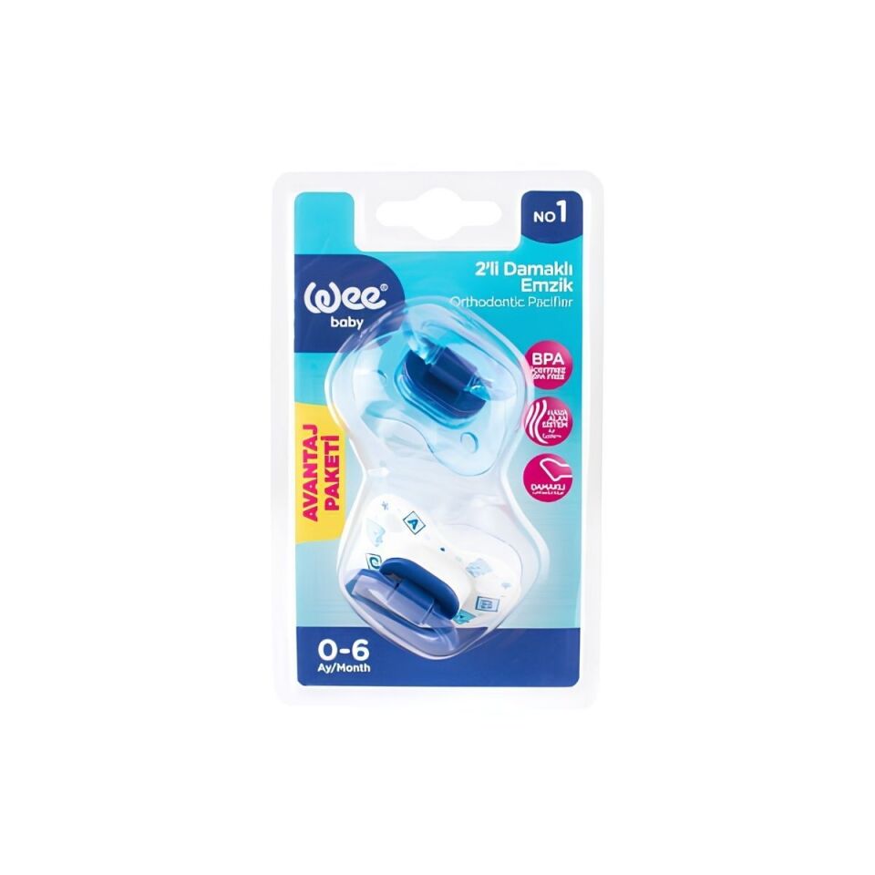 Wee Baby 437 Yalancı Emzik Damaklı No: 1 2li