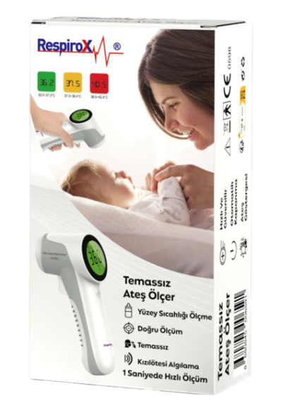 Respirox Temazsız Ateş Ölçer
