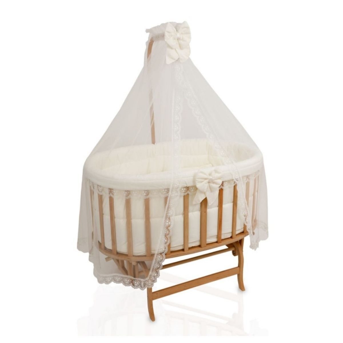 Doğal Amedan Kademeli Sepet Beşik Krem Fransız DA-15