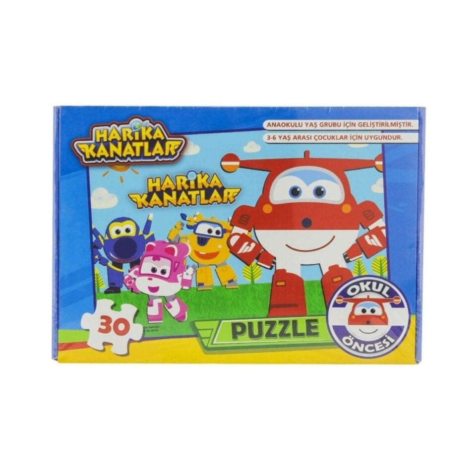 Harika Kanatlar Anaokulu 30 Parça Puzzle