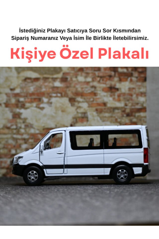Mercedes Sprinter Okul Taşıtı Metal Araba - Oyunca