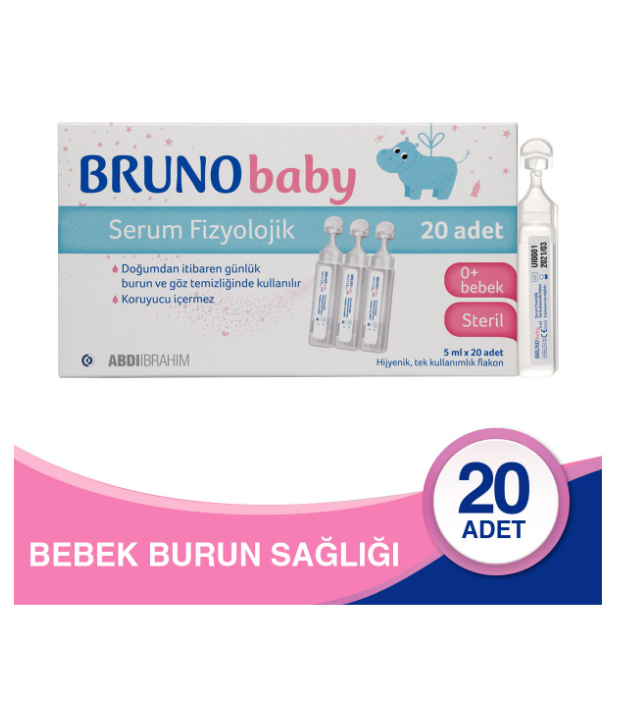 Bruno Fizyolojik Serum 20'li