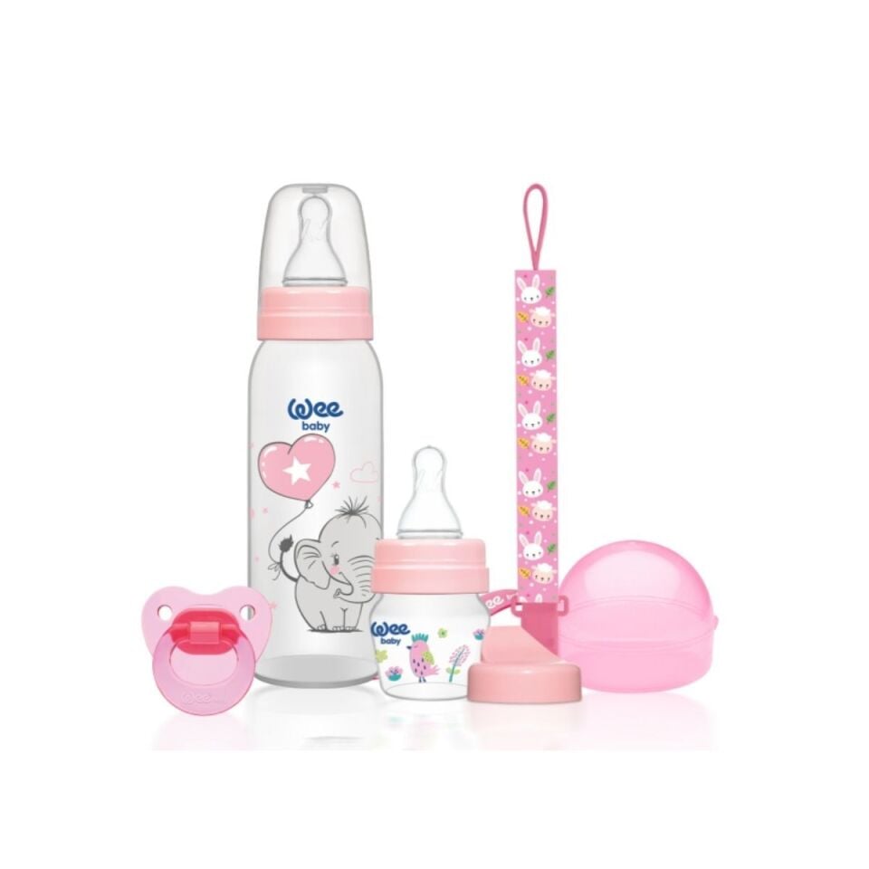 Wee Baby 128 Hediyeli Bebek Seti Kız Pembe