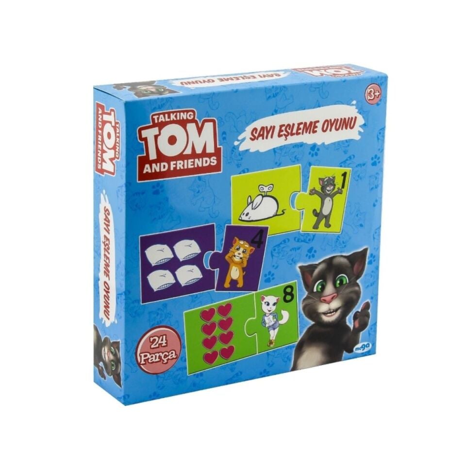 Konuşan Kedi Tom Sayı Eşleme Oyunu