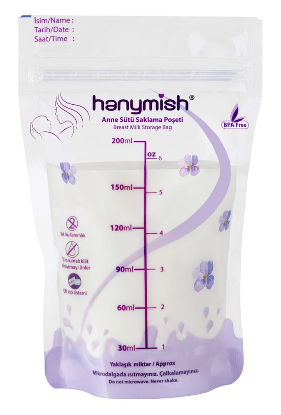 HANYMİSH 1005 ANNE SÜTÜ SAKLAMA POŞETİ