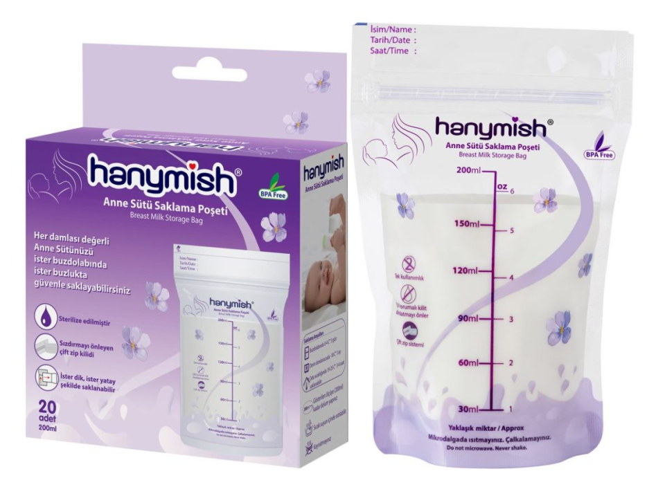 HANYMİSH 1005 ANNE SÜTÜ SAKLAMA POŞETİ