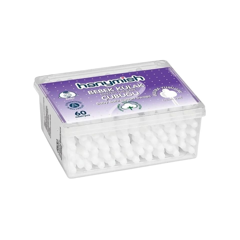 Hanymish 921 Pamuklu kulak Çubuğu 60'lı