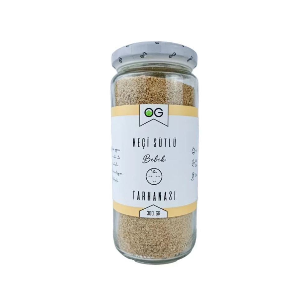 OG Natural Keçi Sütlü Bebek Tarhanası 300 Gr +6 Ay
