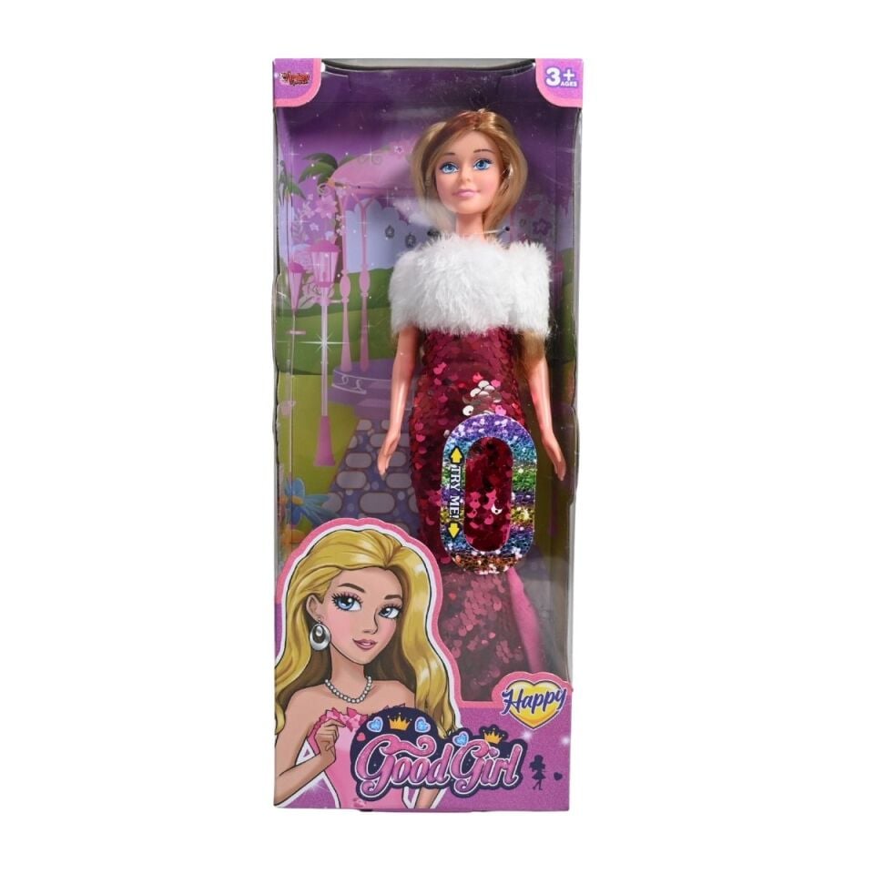 29 Cm Renk Değiştiren Pullu Elbiseli Bebek