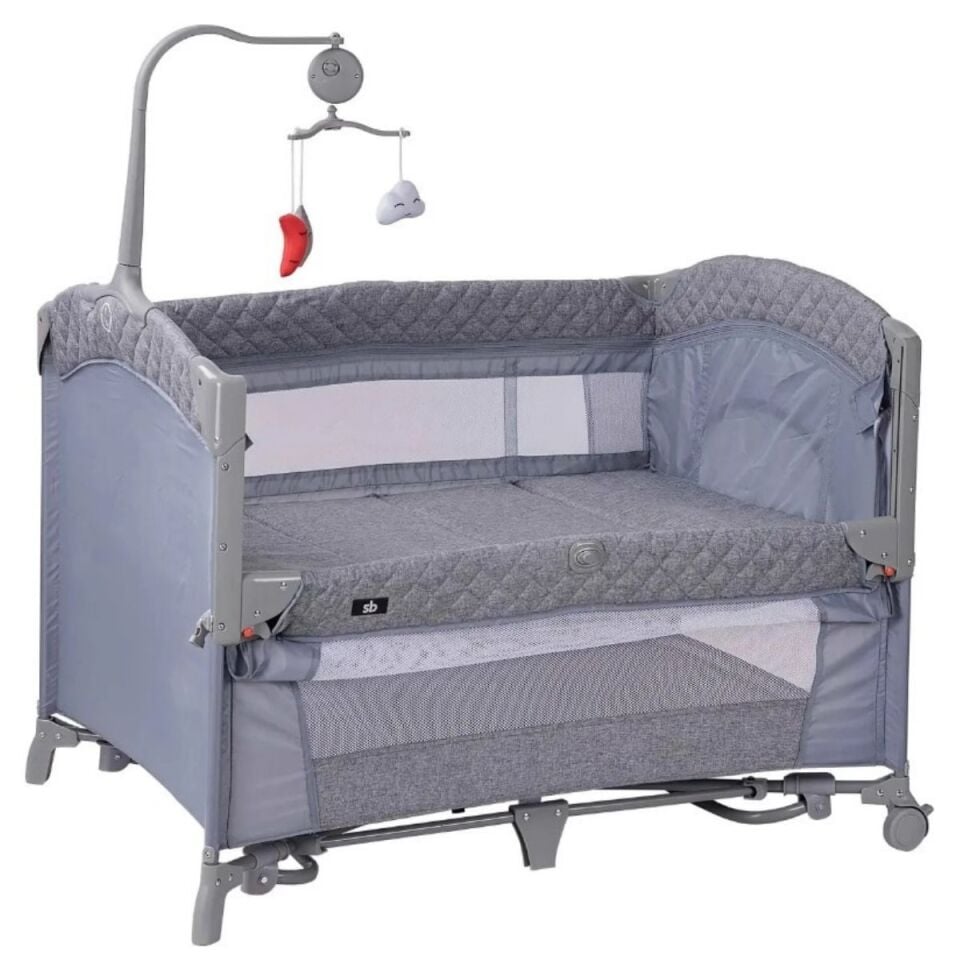Sunny Baby Oslo Anne Yanı Oyun Parkı Gri 9165